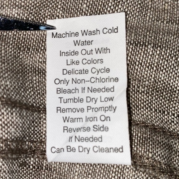 CAbi 100% Linen Bermuda Shorts Sz 4 Brown Like New - Picture 9 of 11